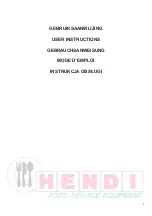 Preview for 3 page of Hendi 210048 User Instructions