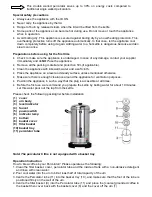 Preview for 9 page of Hendi 211106 User Instructions