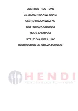 Предварительный просмотр 2 страницы Hendi 226773 User Instructions