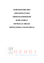 Preview for 3 page of Hendi 239483 User Instructions