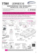 Предварительный просмотр 7 страницы Heng Long LEOPARD II A5 Instruction Manual