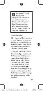 Preview for 18 page of Henge Docks Horizontal Dock Detailed User Manual