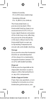 Preview for 20 page of Henge Docks Horizontal Dock Detailed User Manual