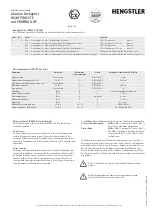 Preview for 3 page of Hengstler RX70TPRX /RX 71TP Installation Instructions Manual