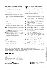 Preview for 6 page of Hengstler tico 731.2 Operating Instructions Manual