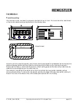 Preview for 3 page of Hengstler tico 735 Operating Instructions Manual