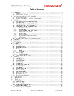 Preview for 4 page of Hengstler XPM 200HR Operating Manual