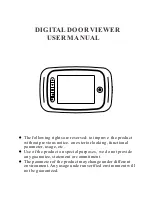 Preview for 1 page of Henis Hardware JY7001 User Manual