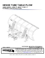 Preview for 1 page of HENKE 42RIS TT Installation Manual