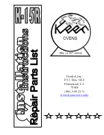 Preview for 1 page of Henkel Keen K-15R Installation Instructions & Repair Parts List