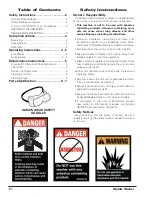 Preview for 2 page of HENNESSY INDUSTRIES AMMCO 1475 Safety Instructions, Setup Instructions, Operating Instructions, Maintenance Instructions With Parts