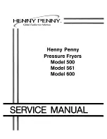 Henny Penny 500 Service Manual preview