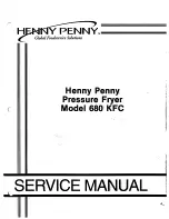 Henny Penny 680 KFC Service Manual preview