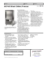 Henny Penny BCF-65 Specification Sheet preview