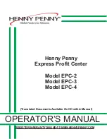 Henny Penny EPC-2 Operator'S Manual preview