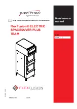 Henny Penny FlexFusion ELECTRIC SPACESAVER PLUS TEAM Maintenance Manual предпросмотр