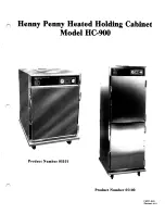 Preview for 3 page of Henny Penny HC 900 Service Manual