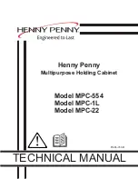 Henny Penny MPC-1L Technical Manual preview