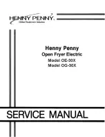 Preview for 1 page of Henny Penny OE 301 Service Manual