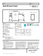 Предварительный просмотр 2 страницы Henny Penny OEA-321 Specification Sheet