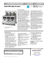 Henny Penny OEA-323 Specification Sheet preview