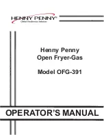 Henny Penny OFG-391 Operator'S Manual предпросмотр