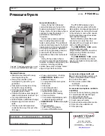 Preview for 1 page of Henny Penny PFG-600 Specification Sheet