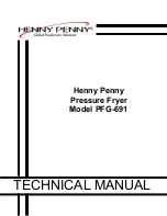 Предварительный просмотр 1 страницы Henny Penny PFG-691 Technical Manual