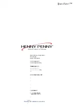 Предварительный просмотр 36 страницы Henny Penny SPACE SAVER 605ESC63XXXX Planning And Installation Manual