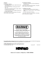 Предварительный просмотр 4 страницы Henrad C95 FF User Manual