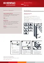 Preview for 2 page of Henrad NEW Lecco Technical Data