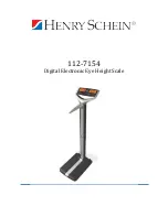 Henry Schein 112-7154 Manual preview