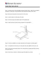 Preview for 5 page of Henry Schein 112-7157 Quick Start Manual