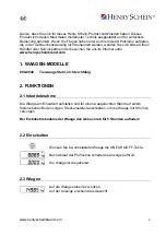 Preview for 3 page of Henry Schein 900-8640 User Manual