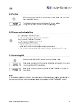 Preview for 11 page of Henry Schein 900-8640 User Manual