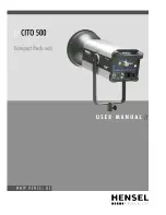 Hensel-Visit CITO 500 User Manual preview