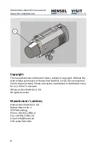 Preview for 6 page of Hensel-Visit Expert D 1000 User Manual