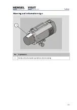 Preview for 11 page of Hensel-Visit Expert D 1000 User Manual