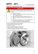 Preview for 59 page of Hensel-Visit FORIS 1000 User Manual