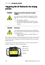 Preview for 30 page of Hensel-Visit UV Flash Dry 15/700 User Manual