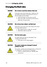 Preview for 36 page of Hensel-Visit UV Flash Dry 15/700 User Manual