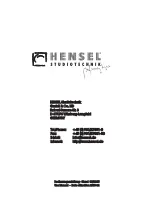 Preview for 3 page of Hensel eFLASH 250 Compact User Manual