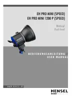 Hensel EH PRO MINI User Manual preview