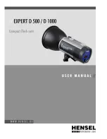 Hensel EXPERT D 1000 User Manual preview