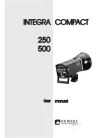 Preview for 1 page of Hensel INTEGRA Compact 250 User Manual