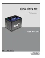 Hensel Nova D 1200 User Manual preview