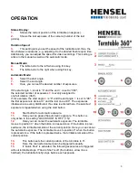 Preview for 3 page of Hensel Turntable 360 Quick Start Manual