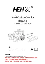 HENX H20LJ08 Operator'S Manual preview