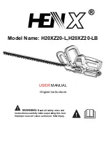 HENX H20XZ20-L Original User Manual preview