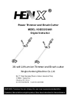 HENX H36DCG120A01 Original Instruction preview